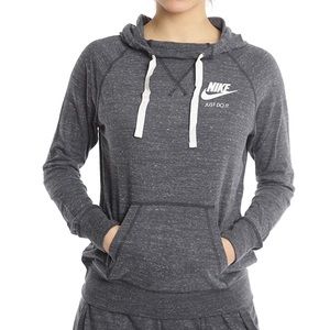 Nike Gym Vintage Longsleeve Women’s Hoodie, Heather gray, size Small, NWT